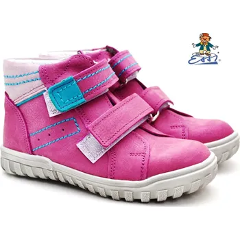 Dívčí polobotky ESSI Sázavan Dětské boty ESSI S 2246 tm. růžové Velikost: 35