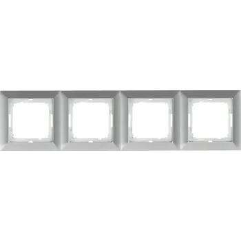 Stavebniny Timex Rámeček OPUS premium čtyřnásobný silver