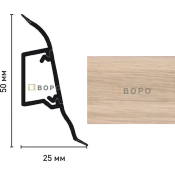 Podlahová lišta Soklová lišta Döllken SLK50 W646 jasan stockholm (2,5 bm)