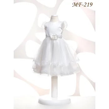 Dívčí šaty Šatičky pro družičku MF-219 Barva: ivory, Vybraná velikost: velikost 80