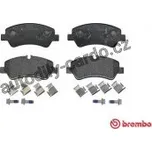 Sada brzdových destiček BREMBO P24160 - FORD