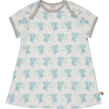 Dívčí šaty Dívčí šaty s krátkým rukávem Koala modrá loud + proud Velikost: 98/104