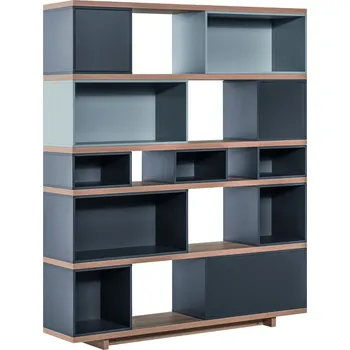 Obývací stěna Regál Balance tmavý