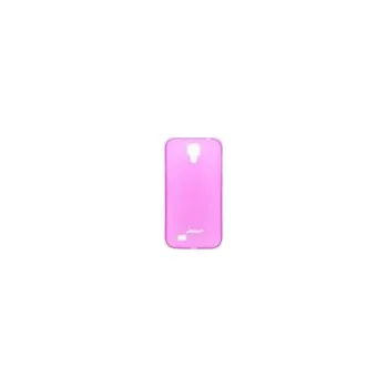 Pouzdro na mobilní telefon Pouzdro JEKOD PP ultratenký 0,3 mm kryt Pink pro Samsung i9505 Galaxy S4 + fólie