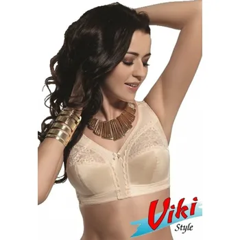 Podprsenka Dámská podprsenka 577 beżowy plus - VIKI Béžová 120/D