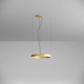 Arelux AM01WW SGD Xambit, zlaté závěsné kruhové svítidlo, 38W LED 3000K, prům. 60cm