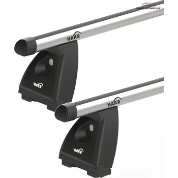 Příčník na automobil Příčníky Hakr Opel Zafira Life 2019-2024 pevné body, alu tyče stříbrné (0341,0016,0235)