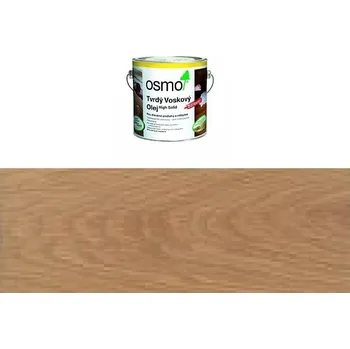 barva a nátěr na dřevo Osmo Tvrdý voskový olej barevný barevný 3067 světle šedá 2,5 l
