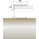 Schodová lišta Profilteam E07 Inox samolepicí 25 x 10 mm 120 cm