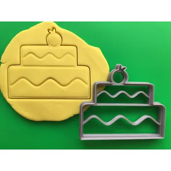 Dortová svíčka Dvou patrový dort vykrajovátko