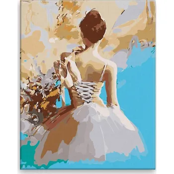 Malování podle čísel - Baletka 01 - 40x50 cm, bez dřevěného rámu - CZ výroba