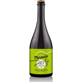 Pivo Pivovar Moravia Zelená 11° speciální ležák 0,75 l