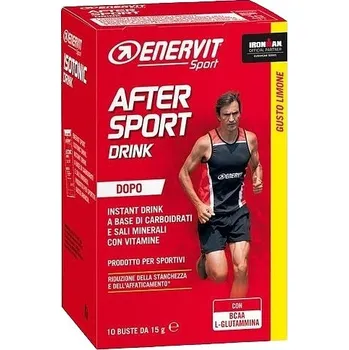Iontový nápoj ENERVIT AFTER SPORT inst. nápoj box 10x15g citron
