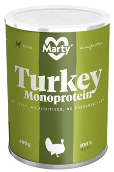 Krmivo pro psa Marty Pet Monoprotein konzerva krůtí