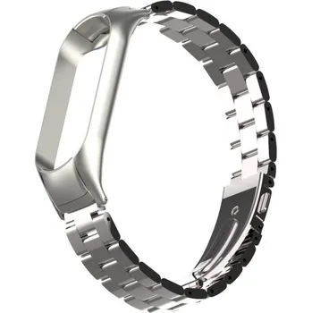 Ostatní příslušenství k chytrým hodinkám eses Kovový řemínek pro Xiaomi Mi Band 4 - Stříbrný