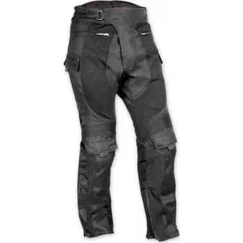 Moto kalhoty SUMMER-MEN pánské černé textilní moto kalhoty A-pro - 36