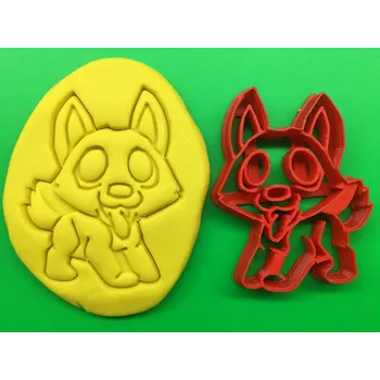 Vánoční dekorace Německý ovčák vykrajovátko