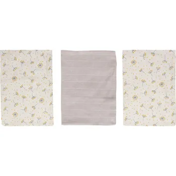 Bebe-Jou Mušelínové žínky Fabulous Wish Grey 3ks