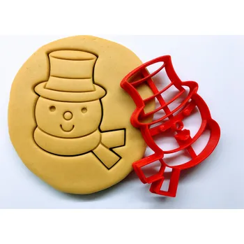 Vánoční dekorace Sněhulák #3 vánoční vykrajovátko