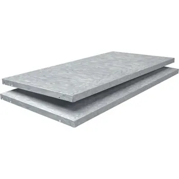 Dílenský regál Regálová police Schulte pozinkovaná 1000x35x500 mm, balení 2 kusy, zásuvný systém