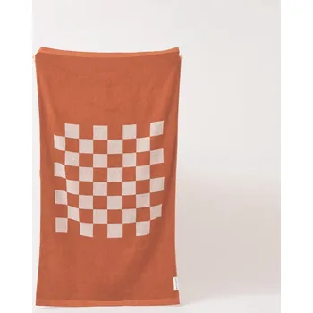 Osuška Terakotově oranžová bavlněná plážová osuška Sunnylife Luxe Games, 175 x 90 cm ID_1400255