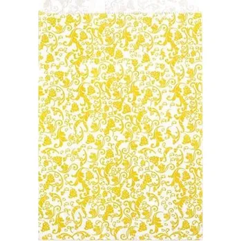 Dárková krabička Dárkový Papírový sáček 15x23 cm Žlutý Lifestyle 97k-cube