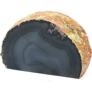 Přírodní kámen Achát dekorační geoda 594g