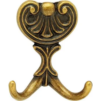 Dveřní kování COBRA HÁČEK 006 7CM Povrch: OF - bronz hnědý, tmavý