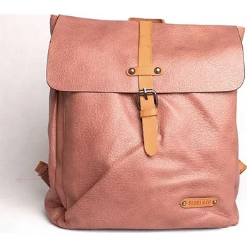 Velký městský batoh FLORA&CO H6725 s obsahem cca 10l, formát A4 tmavěrůžová