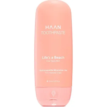 zubní pasta HAAN Toothpaste Life's a Beach zubní pasta bez fluoridu plnitelná 50 ml