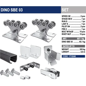 CAIS KIT DINO SBE 03 sada pro samonosnou bránu do 4,5m průjezdu