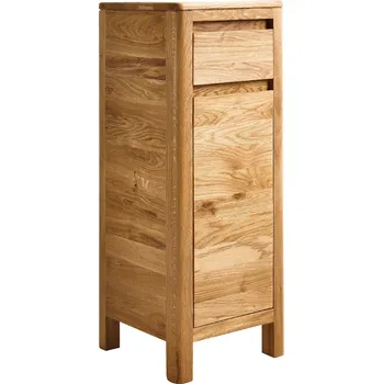 Komoda KATMANDU Dubová komoda vysoká Gialo, dubová, rozměr 79x30x30cm