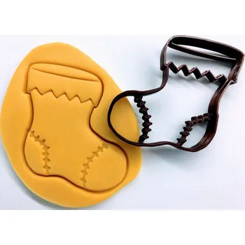 Vánoční dekorace Vánoční ponožka / punčocha #1 vykrajovátko