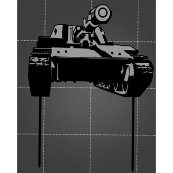 Dortová svíčka Zápich TANK (možnost jména, věku)