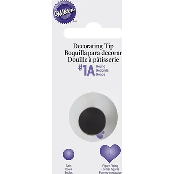 Velká kulatá špička TIP #1A CARDED - Wilton