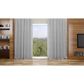 Orbytex Zatemňovací závěs hotový - Alan tmavě šedý Rozměry: Š/V 145x150 (1ks), Vršek závěsu: KROUŽKY