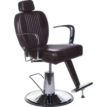 Kadeřnické křeslo Barber křeslo OLAF BH-3273 - hnědé