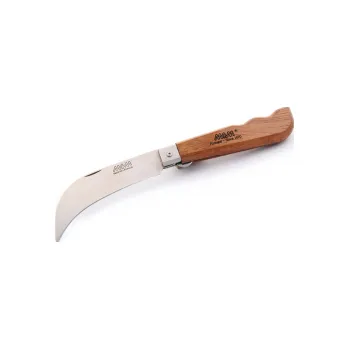 kapesní nůž YATE MAM 2070 Zavírací houbařský nůž s pojistkou - bubinga, 9 cm Hnědá nůž