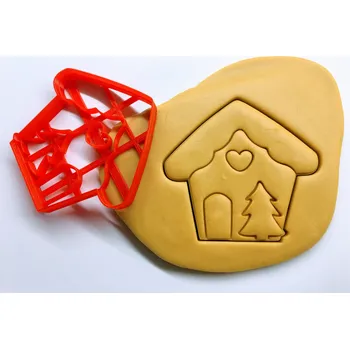 Vánoční dekorace Vánoční chaloupka / domeček #1 vykrajovátko