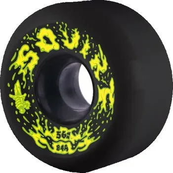Kolečko na skateboard cruzade Kolečka squirt wheels black/green 84a
