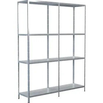 Dílenský regál Kovový regál rozšiřovací Schulte 4502-V 1800x1400x350 mm, 8 polic, nosnost 680 kg, pozinkovaný