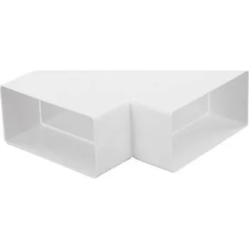 Ventilace Koleno vodorovné ploché HACO CKH 2x110x55 HACO615