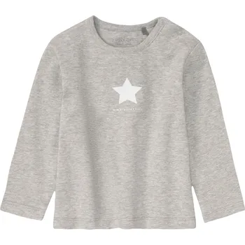 Chlapecké tričko bellybutton Dětské triko s dlouhými rukávy (74, šedá)