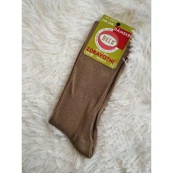 Dámské ponožky Ponožky dámské Hoza Lux-Line Zdravotní (klasické bavlněné s nestahujícím lemem)