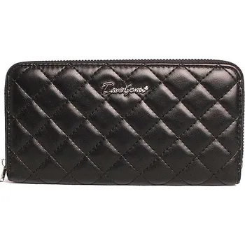 Peněženka David Jones Paris Celozipová prošívaná peněženka David Jones P510 černá