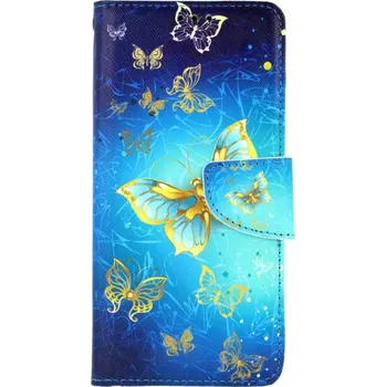 Pouzdro na mobilní telefon Pouzdro Realme C25Y knížkové Obloha s motýlky (kryt neboli obal na Realme C25Y)