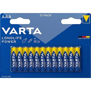 Článková baterie VARTA Baterie High Energy AAA 1,5V (LR03) - [12 ks]