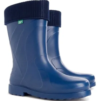 Pánské holínky Demar LUNA B dámské zateplené holínky Barva: Zelená, Velikost: 39