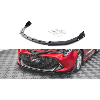 Karosérie Spojler pod nárazník lipa + flaps Toyota Corolla GR Sport Hatchback XII černý lesklý plast