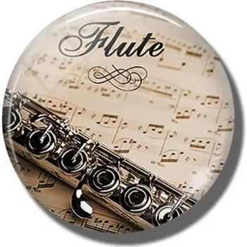 Magnet na lednici s potiskem příčná flétna